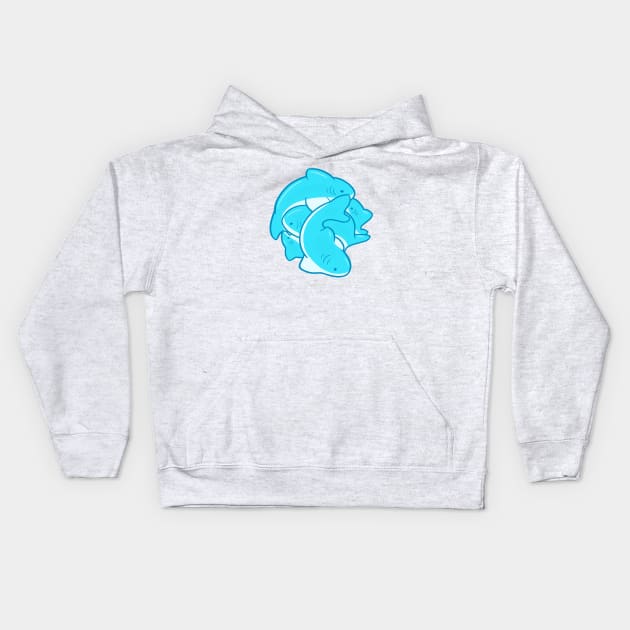 Gummy Shark Kids Hoodie by kinokashi